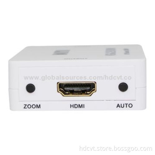 Mini VGA + Audio to HDMI 1,080P Converter, 66 x 55 x 20mm DimensionsNew